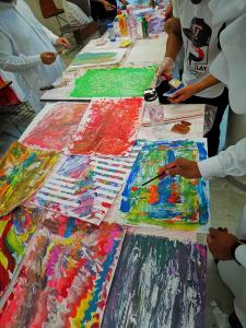 A Workshop Entitled: ‘Color Experiments’ at the Male Section